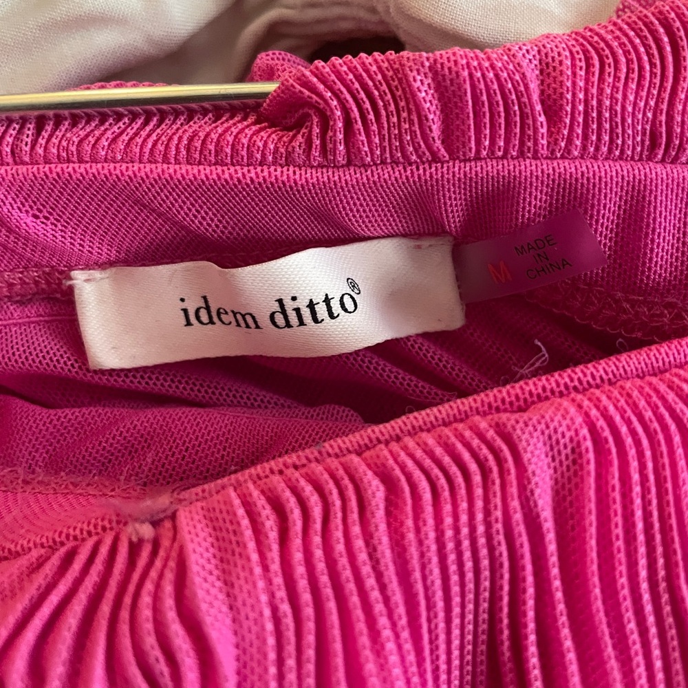 Pink Ruffled Tube Top - Picture 3 of 3